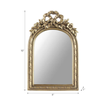 Gold Bow Arch Wall Mirror
