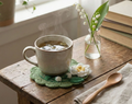 Crochet Flower Desk Trinket