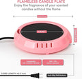Pink Candle Warmer Plate