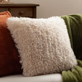 Rowan Fur Accent Pillow Cover only, 50x50cm