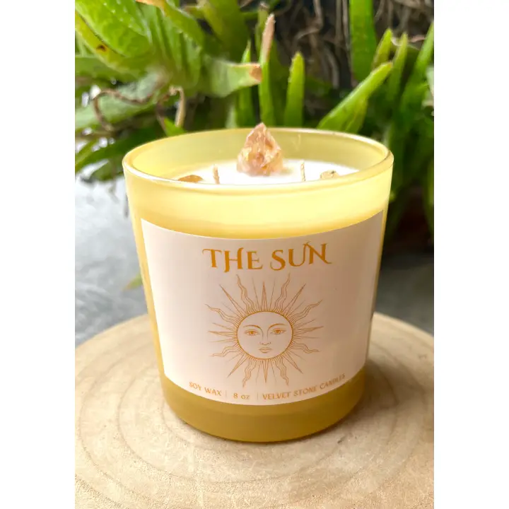 Sun Crystal Soy Candle 8 oz.