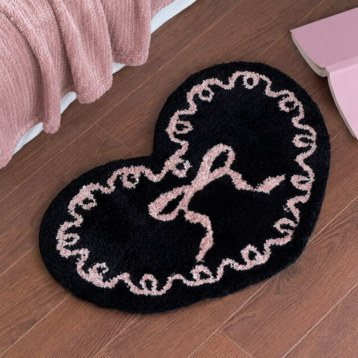 Heart Shaped Floor Mat