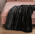 Ultra Soft Plush Fur Throw Blanket
