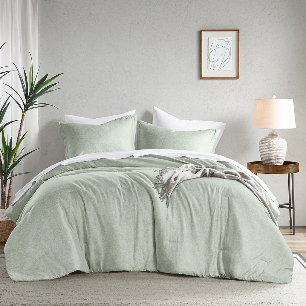 Chambray Denim-Inspired Comforter Twin XL