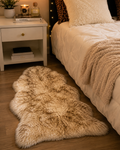 Dark Cream New Zealand Natural Sheepskin Rug  2'x3'