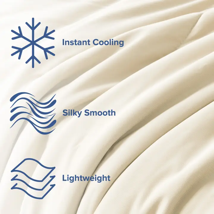 Premium Cooling Reversible Comforter Set  Twin XL
