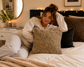 Cozy Teddy Throw Pillow 18"x18"