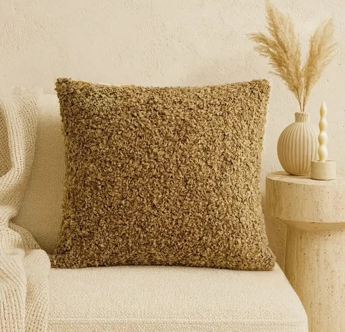 Cozy Teddy Throw Pillow 18"x18"